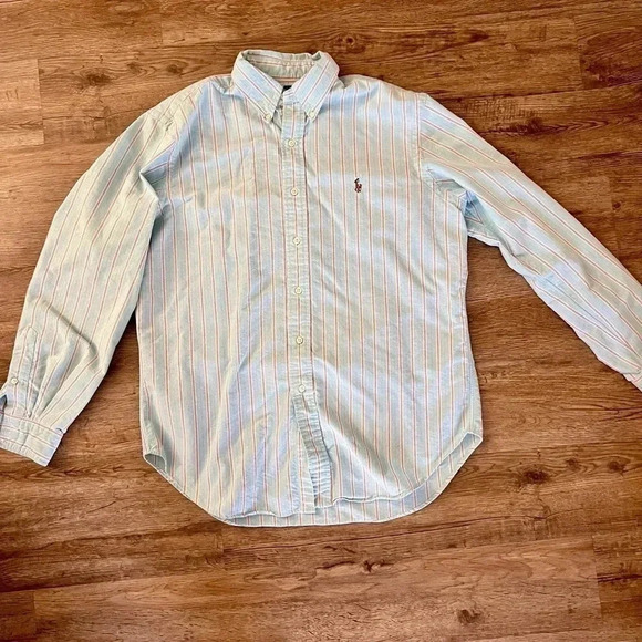 Ralph Lauren • Striped Dress Casual Button Down - Picture 3 of 8